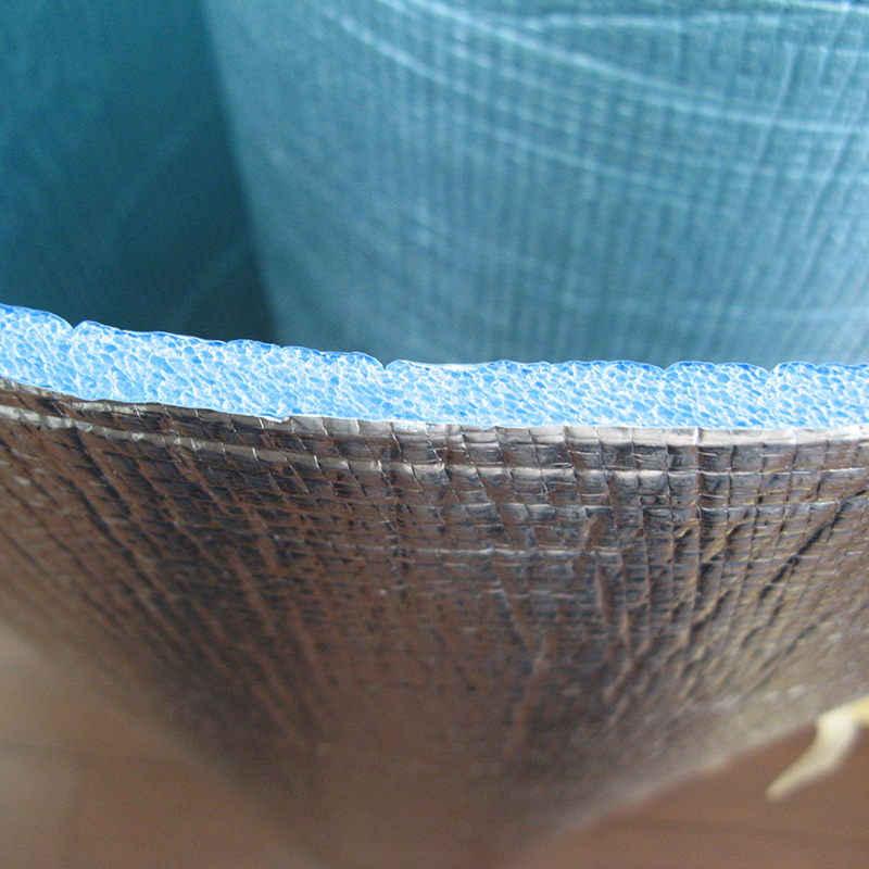 Al+Woven+XPE+Woven+Al Foil Rolls For Heat Insulation And Quakeproof Packaging - PAIDU