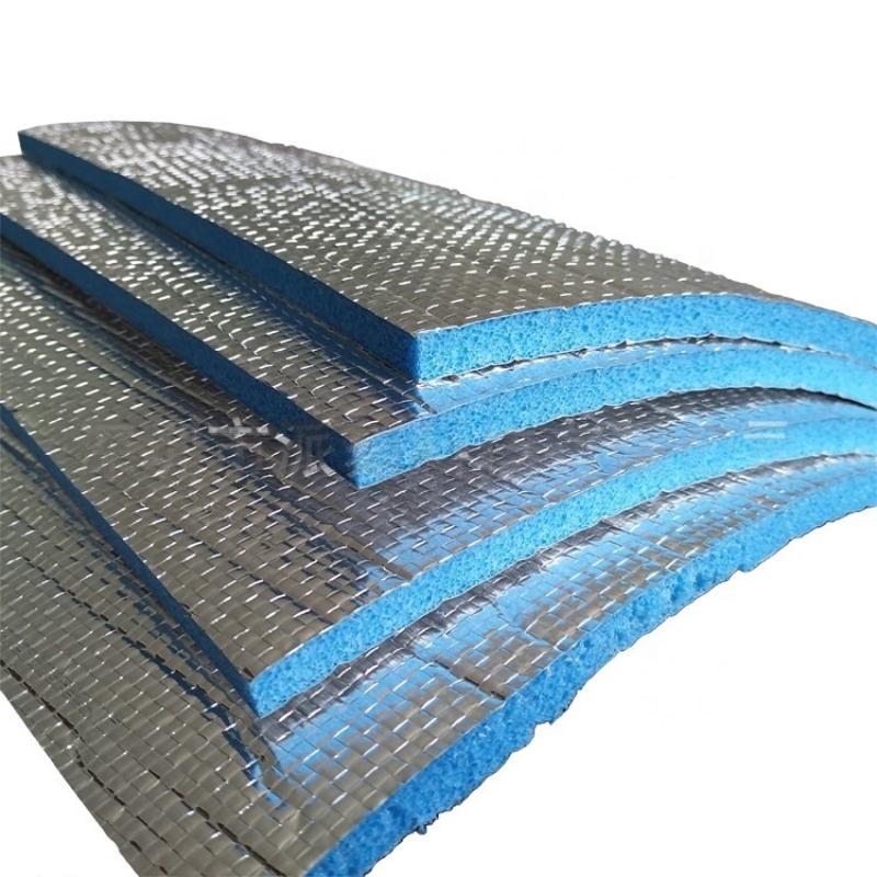 Custom Self Adhesive Automotive Constructive Aluminum Foil Heat Reflective XPE Foam Rolls Damp Proof Membrane - PAIDU
